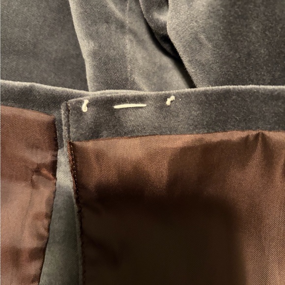 Banana Republic Grey Velvet Sport Coat - Size 40 Brand New and Never Worn - Picture 5 of 6